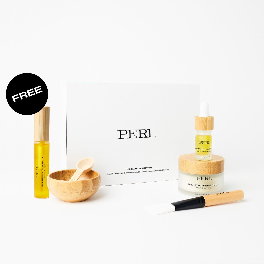 CLAY MASK SET & MASK OIL - PERL Cosmetics