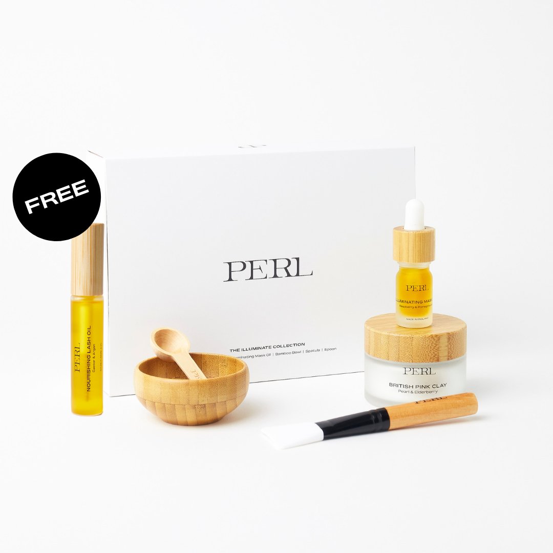 CLAY MASK SET & MASK OIL - PERL Cosmetics
